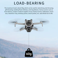 LICHIFIT Drone Airdrop System with 1/4 Screw Adapter for DJI Mini 4 Pro Photosensitive Thrower Transport Delivery Payload Release Drop Device