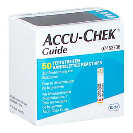 ACCU CHEK Guide test strips, 50 pieces