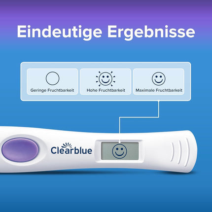 Clearblue Advanced Digital Ovulation Test, Double the chance of getting pregnant, 1 Digital Test Holder and 30 Ovulation Tests, Try the FREE Clearblue Period &amp; Cycle Tracker App
