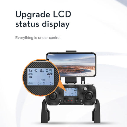 Foldable Drone RC Quadcopter with 8K Dual Camera, 5G Wi-Fi Transmission, Obstacle Avoidance, Optical Flow Positioning, Hovering, Black