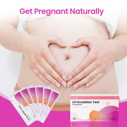 Femometer 50 Ovulation Tests 25 miu/ml, Sensitive Fertility Prediction Test Strips