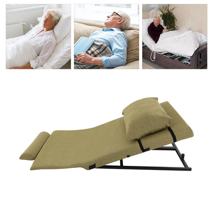 Akuoyiexemye 50W Electric Adjustable Bed Backrest, Back Support Bed Adjustable 2-80º Max Load 300kg, Medical Bed Support for Neck, Head and Lumbar Support (Green)