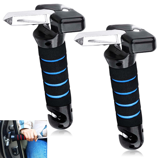 2 pieces car exit aid for seniors, car assistant support handle, car exit aid for seniors and disabled people, car safety hammer for car doors, motorhome doors, truck doors