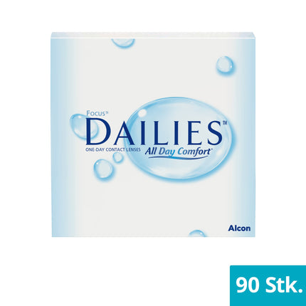 Focus Dailies All Day Comfort daily soft lenses, 90 pieces / BC 8.6 mm / DIA 13.8 / -4.75 diopters