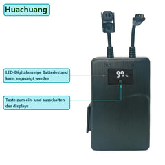 Huachuang Power Chair Battery Pack/Reclining Sofa/Lift Chair Okin Limoss Berkline Med, Including Charger/Adapter/Battery
