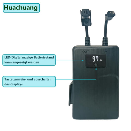Huachuang Power Chair Battery Pack/Reclining Sofa/Lift Chair Okin Limoss Berkline Med, Including Charger/Adapter/Battery