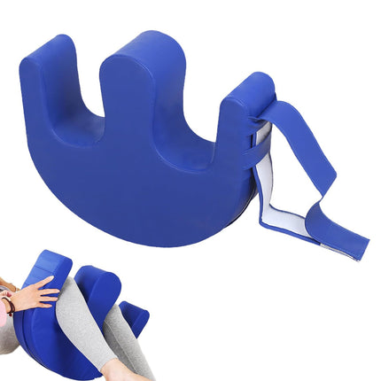 Elderly Anti-Pressure Easy Roller Pillow, Patient Turning Device U-shaped Pillow, Turning Device for Patients, Patient Turner, Bed Turning Aid Multi-purpose Turning Aid for Elderly People (Blue)