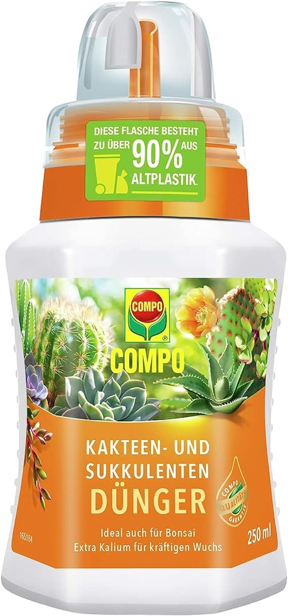 COMPO Cactus and Succulent Fertilizer 250 ml, Cactus Fertilizer