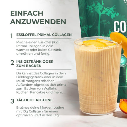 Primal Harvest Collagen Powder (30 servings) - Bioactive Premium Collagen Complex - Sustainable Grass-Fed - Collagen Hydrolysate - Tasteless - Optimal Solubility (Collagen)