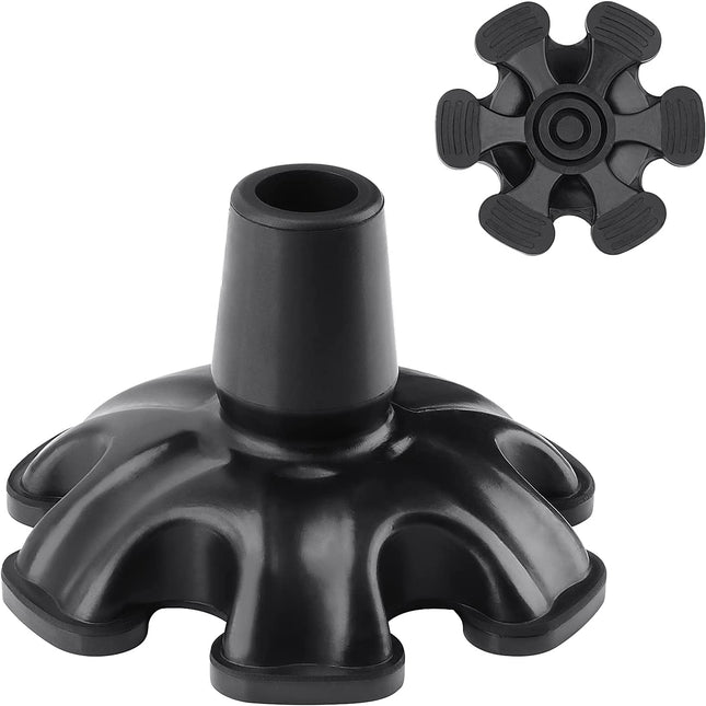 supregear rubber feet protective caps tips for walking sticks 16mm, non-slip 6 support rubber stick tip, self-standing stick tip for sticks, walking sticks