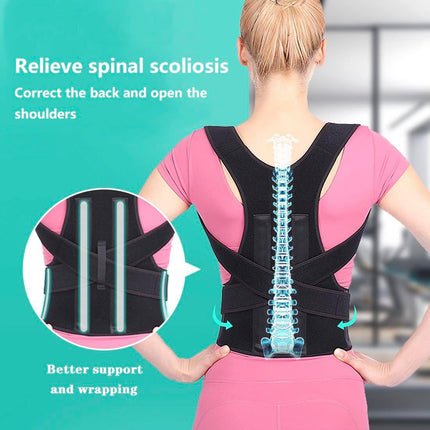 Back straightener, posture correction back women and men, back posture corrector, lumbar support adjustable back posture corrector create an upright and confident posture