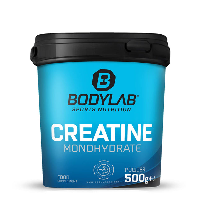 Bodylab24 Creatine Powder 500g, pure creatine monohydrate powder, 100 servings, product of the Cologne List