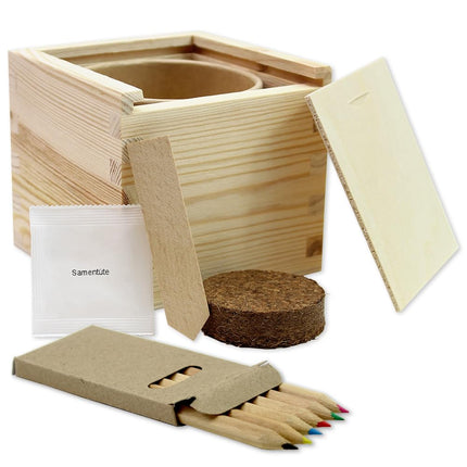 Feel Green ecobox Kids Edition Peanut, Sustainable Gift Idea (100% Eco Friendly), Grow Your Own/Growing Kit, Made in Austria