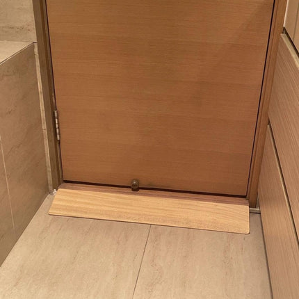 XRDSHY Wooden Door Threshold Ramp, Portable, Lightweight and Easy to Transport Ramp Door Threshold, for Sidewalk, Can Be Used as a Wheelchair Ramp, Threshold Ramp, 60 * 20 * 4cm