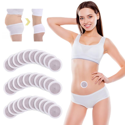 30 Pieces, Lose Weight Fast Fat Burner, Natural Herbal Sticker, Navel Sticker, Slimming Patch, Abdominal Detox Slimming, Bucket Waist, Belly Fat Waist, Fast Weight Loss Non-Irritating, Slimming Patch