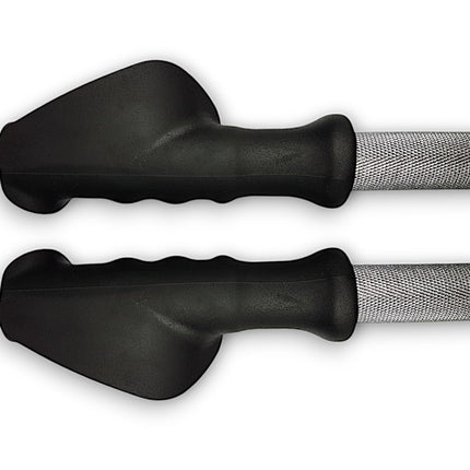2x handles for rollators, 125x22 mm from FabaCare, ergonomically shaped, replacement handles, rollator handle, rollator holder, right and left, hand grip for mobility aid