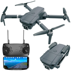 Simulus Quadrocopter: Foldable Wi-Fi drone with brushless motor, integrated 4K live view camera (drone with HD camera, RC drone, helicopter)