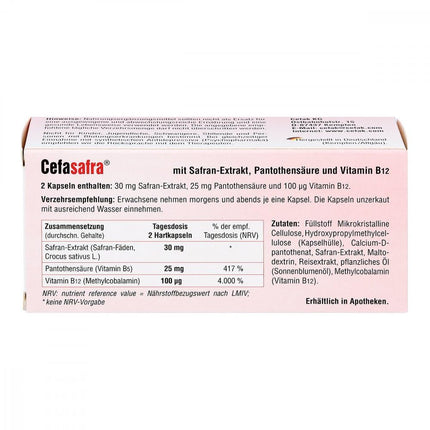 Cefasafra hard capsules, 50 pcs