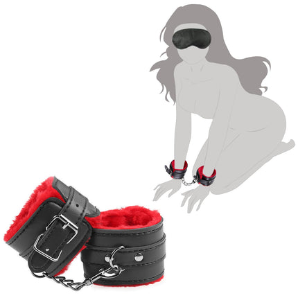 BDSMYOU Handcuffs Sex Bed &amp; Eye Mask, Bondage Set Restraint Set, Restraints Sex Set, Blindfold Sex Bed &amp; Handcuffs Sex, Handcuffs Handcuffs, BDSMs Toys Hard, BDSMs Toys, Sex Toys Both (A)