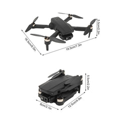 Drones with 4K UHD Cameras for Adults and Kids, Foldable RC Quadcopter Toy with Battery, Carrying Case, One-Button Takeoff/Landing, Altitude Hold, Headless Mode, 360 Degrees