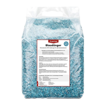 Ruemar Blue Fertilizer NPK Fertilizer for Plants 10 kg Universal Long-Term Fertilizer Fruit and Vegetables Flowers 8 8 8 Organic Plant Fertilizer Houseplants
