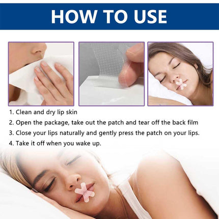 Mouth Tape for Sleeping, 120 Pieces Premium Mouth Tape for Sleeping, Anti Snoring Sleep Patch and Mouth Tape, Helps Against Snoring and Developing the Habit of Nasal Breathing