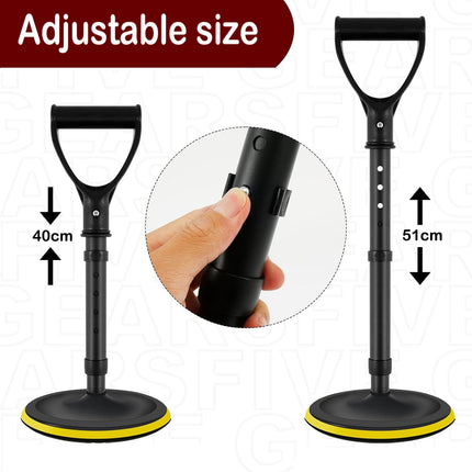 Wubushan Standing Aids, Standing Aid, Height-Adjustable Standing Aid, Walking Stick with Standing Aid, Help with Getting Up from the Floor, Standing Aid for Elderly People, Disabled-Accessible Accessories for Everyday Life