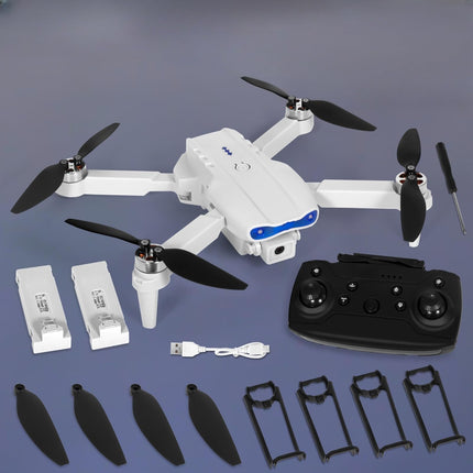 Drone with 1080P HD Camera for Kids, WiFi FPV Drone for Beginners, RC Quadcopter with 2 Batteries, Gravity Sensor, 3D Flip Mode, One-Button Takeoff/Landing, Altitude Hold Mode, Headless Mode