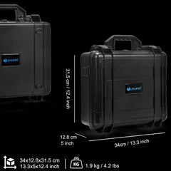LEKUFEE Waterproof Hard Case for DJI Air 2S (DJI RC)/Mavic Air 2 Combo(DJI RC-N1) and Accessories (Case Only)