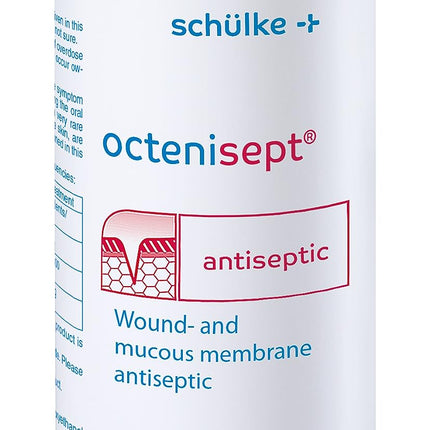 octenisept with spray pump - aqueous wound and mucous membrane antiseptic with good tolerability, painless application and rapid effect, 250 ml solution