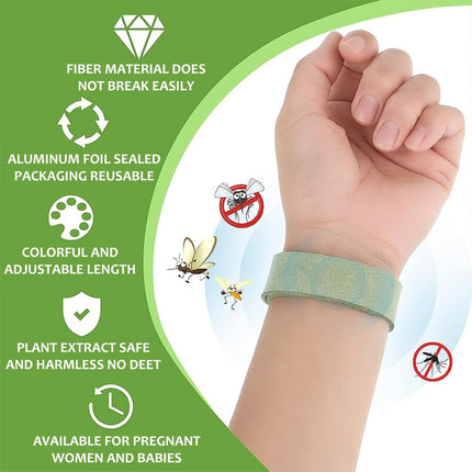 Mosquito repellent, 5pcs mosquito repellent bracelet, 24pcs mosquito plasters, mosquito patch, anti-mosquito bracelet, mosquito insect repellent bracelets, anti-mosquito bracelet, anti-mosquito for children and adults