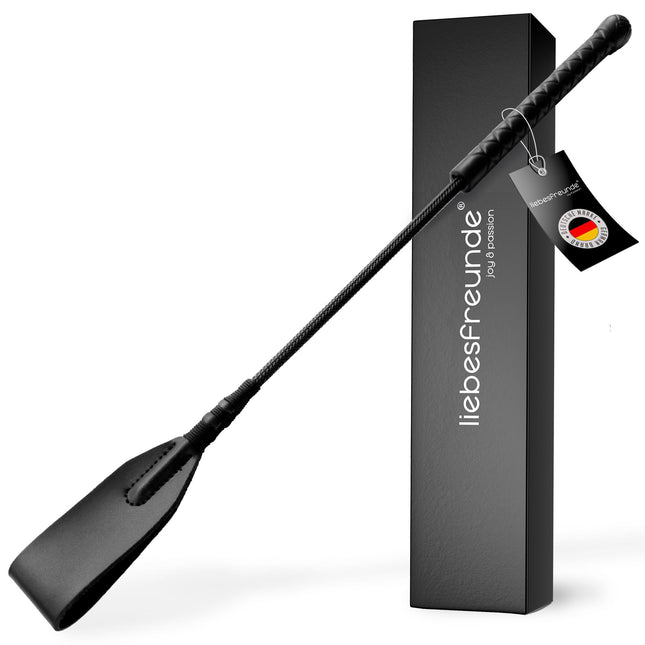 Liebesfreunde® whip for hot BDSM adventures I SM crop sex toy extremely hard for women and men I riding crop sex toy for couples