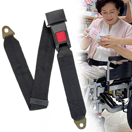 Elderly wheelchair safety belt for disabled patients - electric scooter, replacement strap accessory, adjustable up to 127 cm length, 3.8 cm width