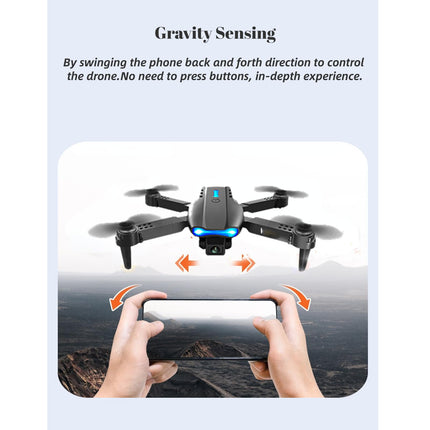 Foldable RC Drone, Obstacle Avoidance, Quadcopter, HD Dual Camera, 4k Aerial Photography, RC Aircraft, Supporting Wi-Fi App, Gifts for Kids and Adults