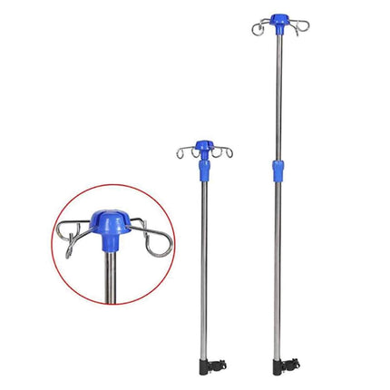 summerr infusion stand, IV stand for wheelchair users, IV pole with stainless steel, height-adjustable display stand