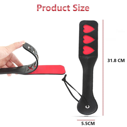 SM paddle made of leather, bondage &amp; SM leather, SM paddle spanking, leather whip, paddle flogger cosplay sex toy, for couples fetish cosplay (love)