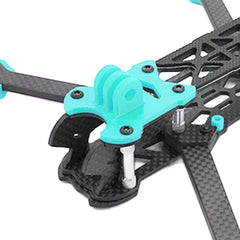 KENANLAN Quadcopter Frame Kit, FPV Racing Drone Frame Professional 225mm Wheelbase Carbon Fiber Quadcopter Frame for RC Drone Accessories (Blue)