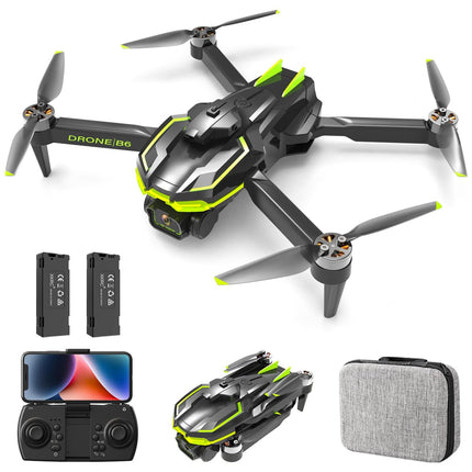 Drone with 1080P Camera for Kids and Adults with Brushless Motor, Foldable Quadcopter with WiFi Transmission, 35 mins Long Flight Time, Beginner Drone Toy Gifts for Boys Girls