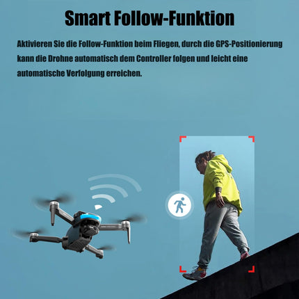 GPS Drone with 4k Camera, 2KM Long Range 5G FPV Image Transmission, 75 Min Flight Time, Under 249g, Visual Tracking/Active Obstacle Avoidance, Mini Camera Drone for Beginners Adults Professionals (S9S)