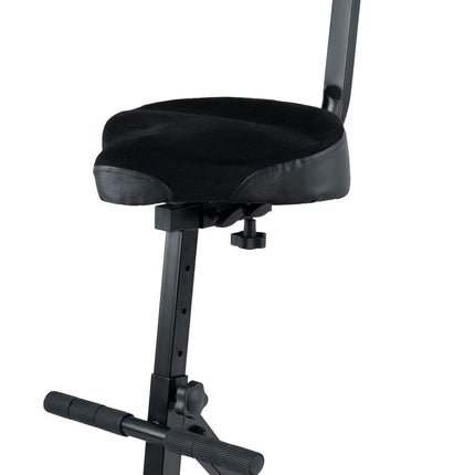 Classic Cantabile ST-200 PRO standing aid standing chair standing seat ironing chair (solid steel frame, rubber feet, seat height 5-level, 57-81 cm adjustable, seat area WxHxD: 41 x 8.5 x 37 cm) black