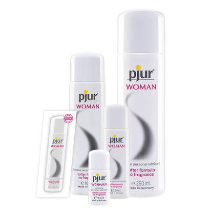 pjur WOMAN (100ml) - Silicone-based lubricant for women - for tingling sex and longer pleasure - ideal for sensitive skin