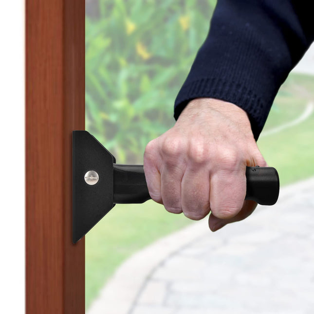 iGuerburn Door Assist Grab Bars - Foldable Doorknob/Stair Grab Bars for Seniors - Standing Aid Extra Grab Bar - Supports up to 136 kg