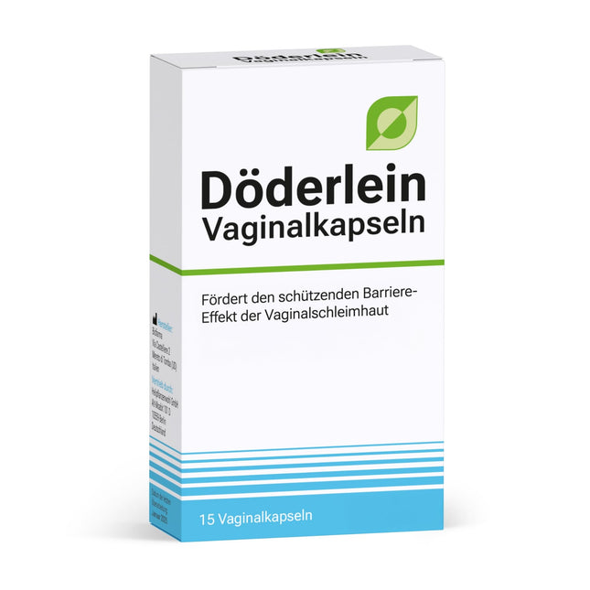 DÖDERLEIN® Vaginal Capsules – with lactic acid bacteria and hyaluronic acid (15 capsules) – Promotes the protective barrier of the vaginal mucosa