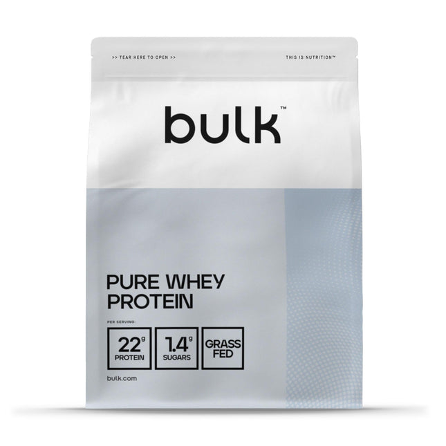 Bulk Pure Whey Protein Powder, Vanilla, 1 kg, 33 servings, Packaging May Vary