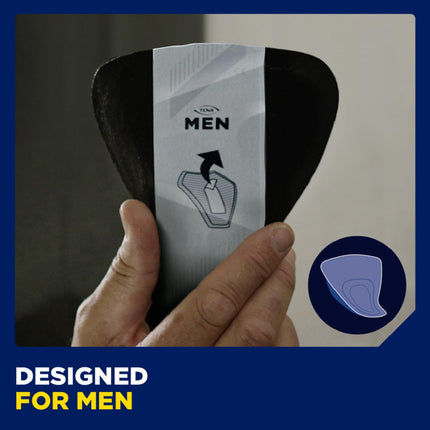 Tena Men Protective Shield Extra Light Incontinence Pads, 1 x 14 pieces