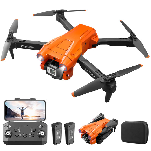 Mingfuxin Foldable Drone with Camera for Beginners, RC Quadcopter Drone with App WIFI FPV Live Video, Altitude Hold, Headless Mode, One-Key Takeoff and Landing for Adults and Kids