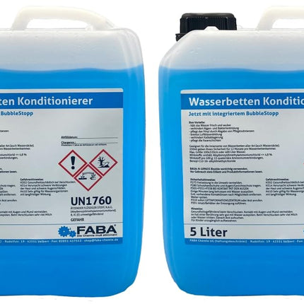 FABA Waterbed Conditioner Waterbed Conditioner with Bubble Stop 2 x 5 Liters