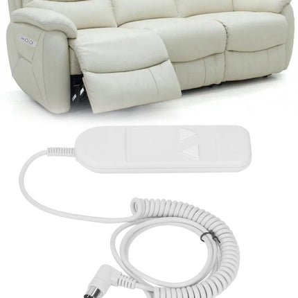 ZLXHDL Hand Control for Recliner Chair, Easy Installation Hand Switch Control Panel Switch Hand Control with 2 Buttons and 8 Pins for Electric TV Chair, Recliner Chairs