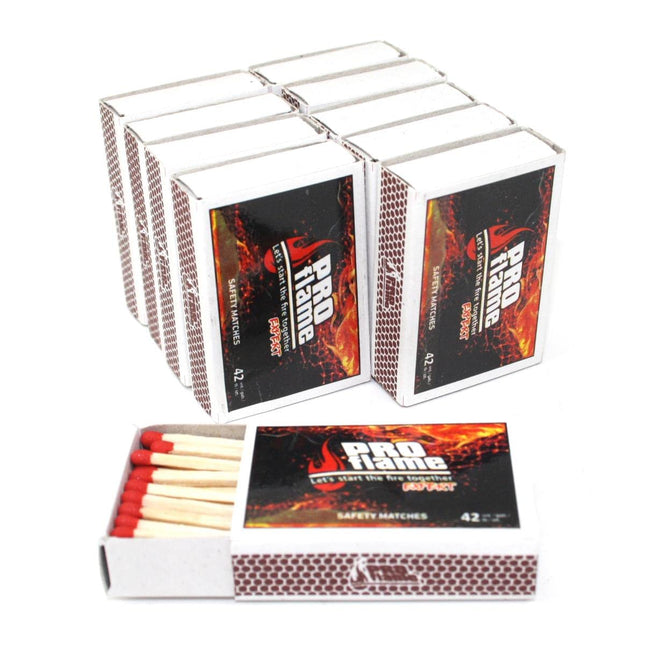 100 boxes of matches, matchbox, safety matches