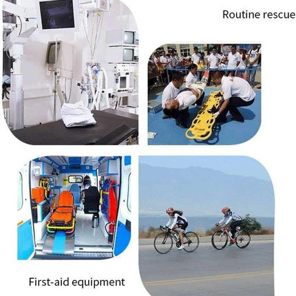 Foldable portable stair chair – lightweight ambulance firefighter evacuation lift with 180 kg capacity – easy single-person operation